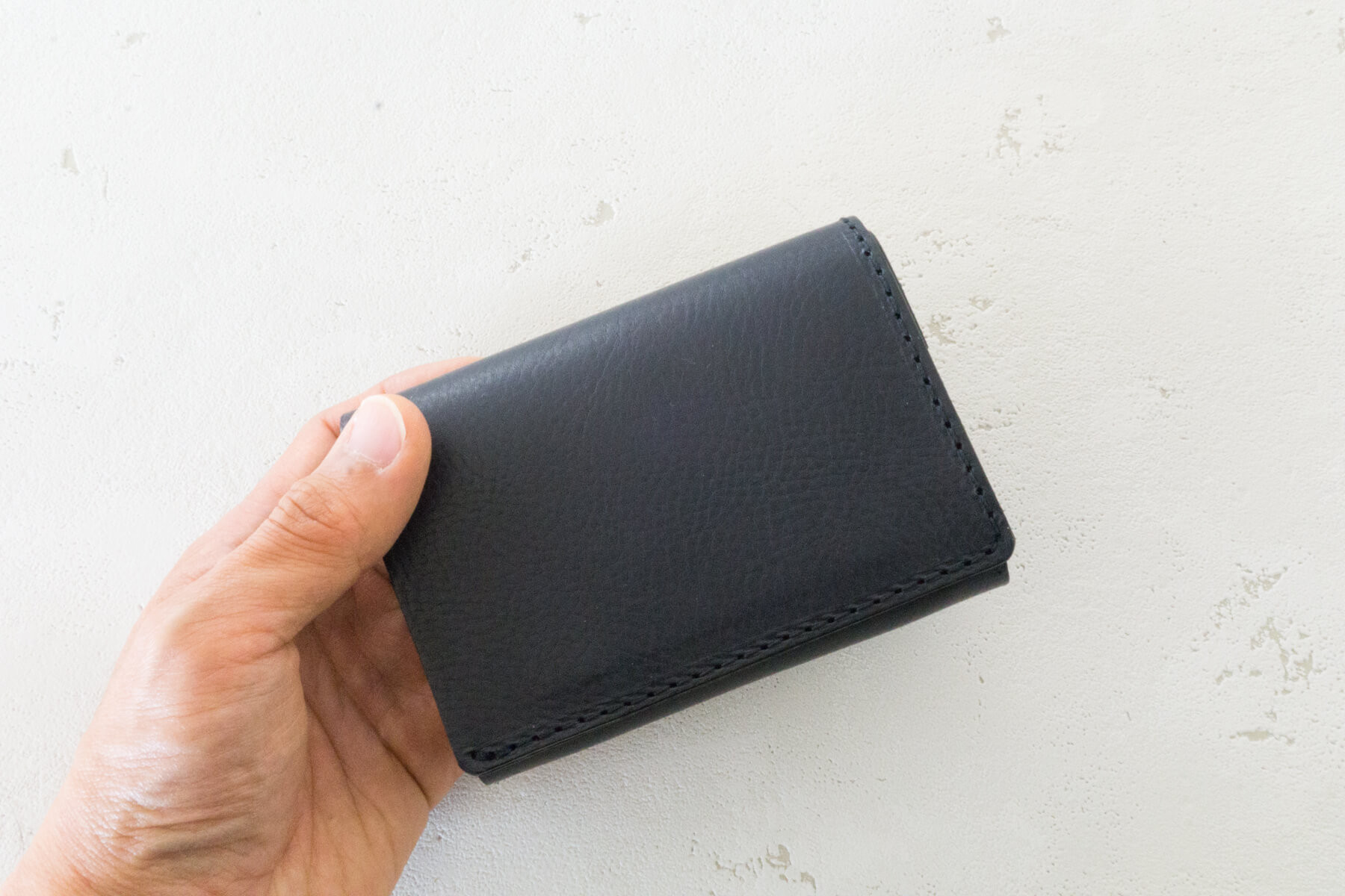 【クラシックな二つ折り財布】 ショートウォレット ミニ財布 イタリアンレザー nws-1-M