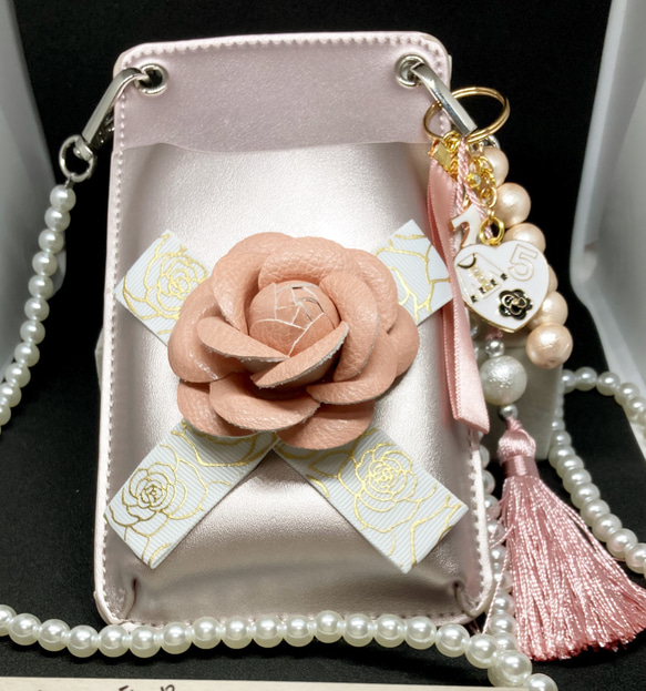 エレガントに憧れて　人気　オリジナル　ペットウェア　花柄ピンク　キャミソール　ワンピースドレス 13枚目の画像