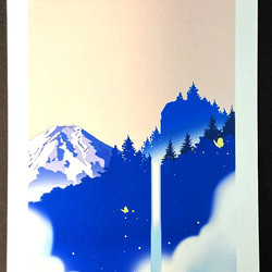 浮世絵チックな風景のポストカード6枚_02 4枚目の画像