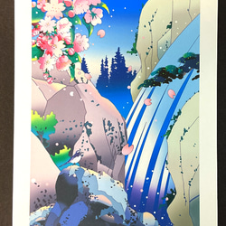 浮世絵チックな風景のポストカード6枚_02 5枚目の画像