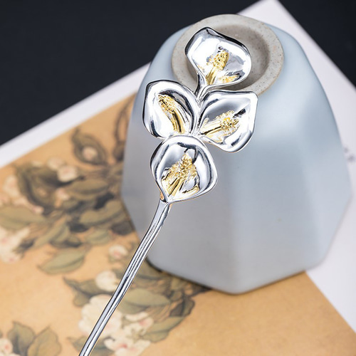 受注制作＞オランダカイウのかんざし 簪 プレゼント ギフト K029  