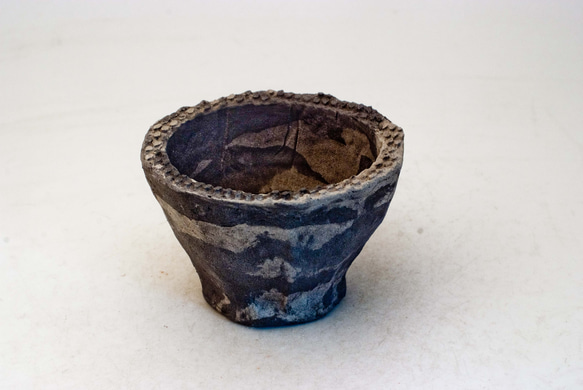 陶器製　#植木鉢  IBSc-ミカゲブラック4472 1枚目の画像