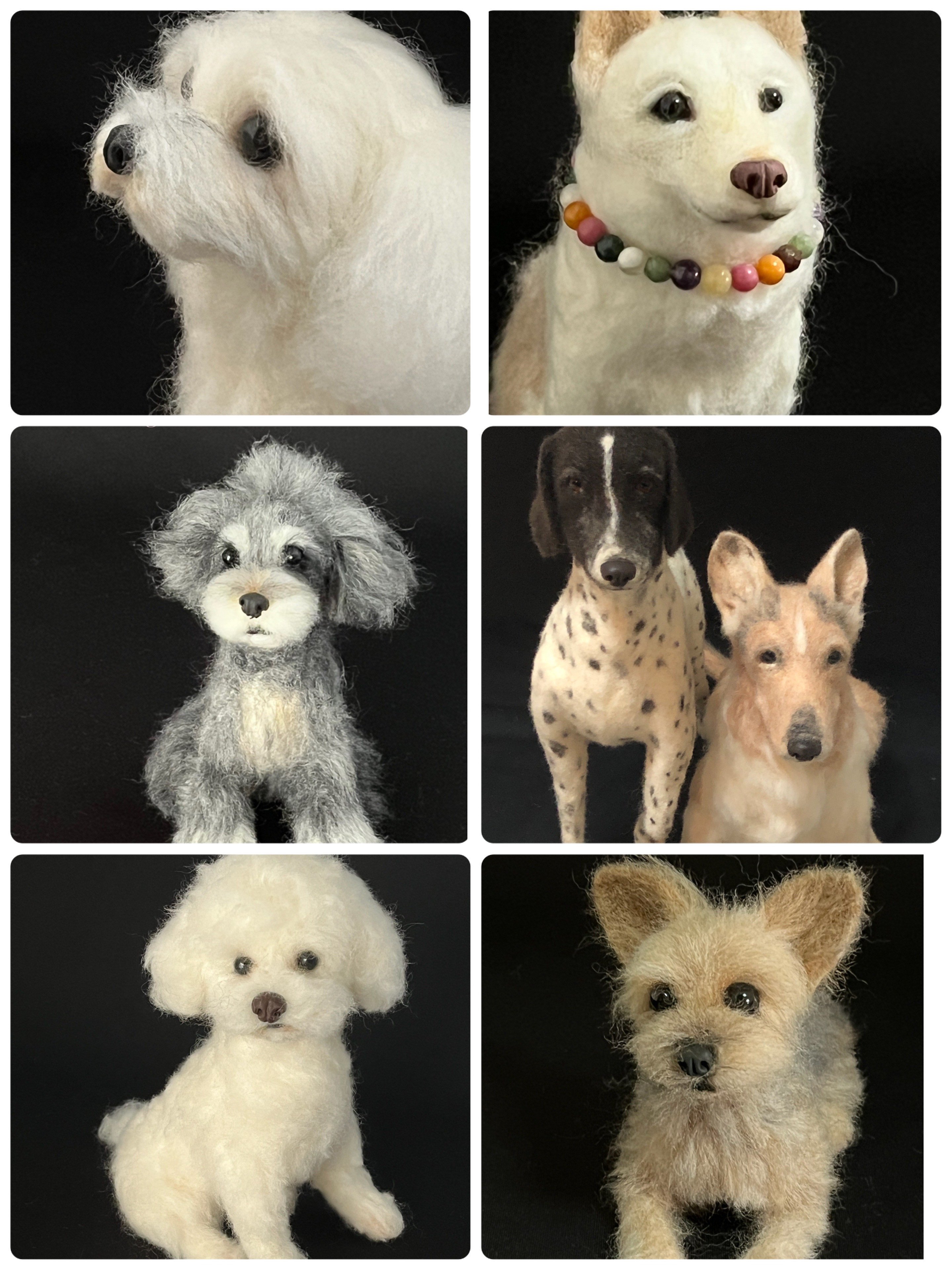 羊毛フェルトで作る愛犬さんオーダーメイド　30cmサイズ