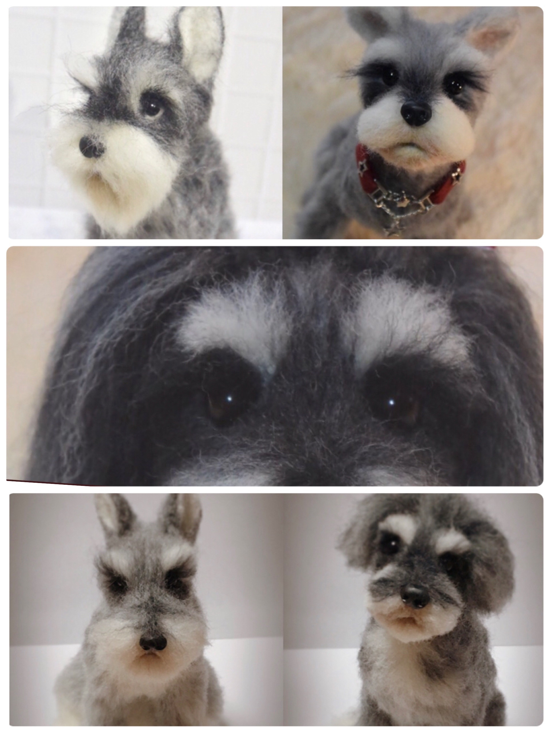 羊毛フェルトで作る愛犬さんオーダーメイド　30cmサイズ