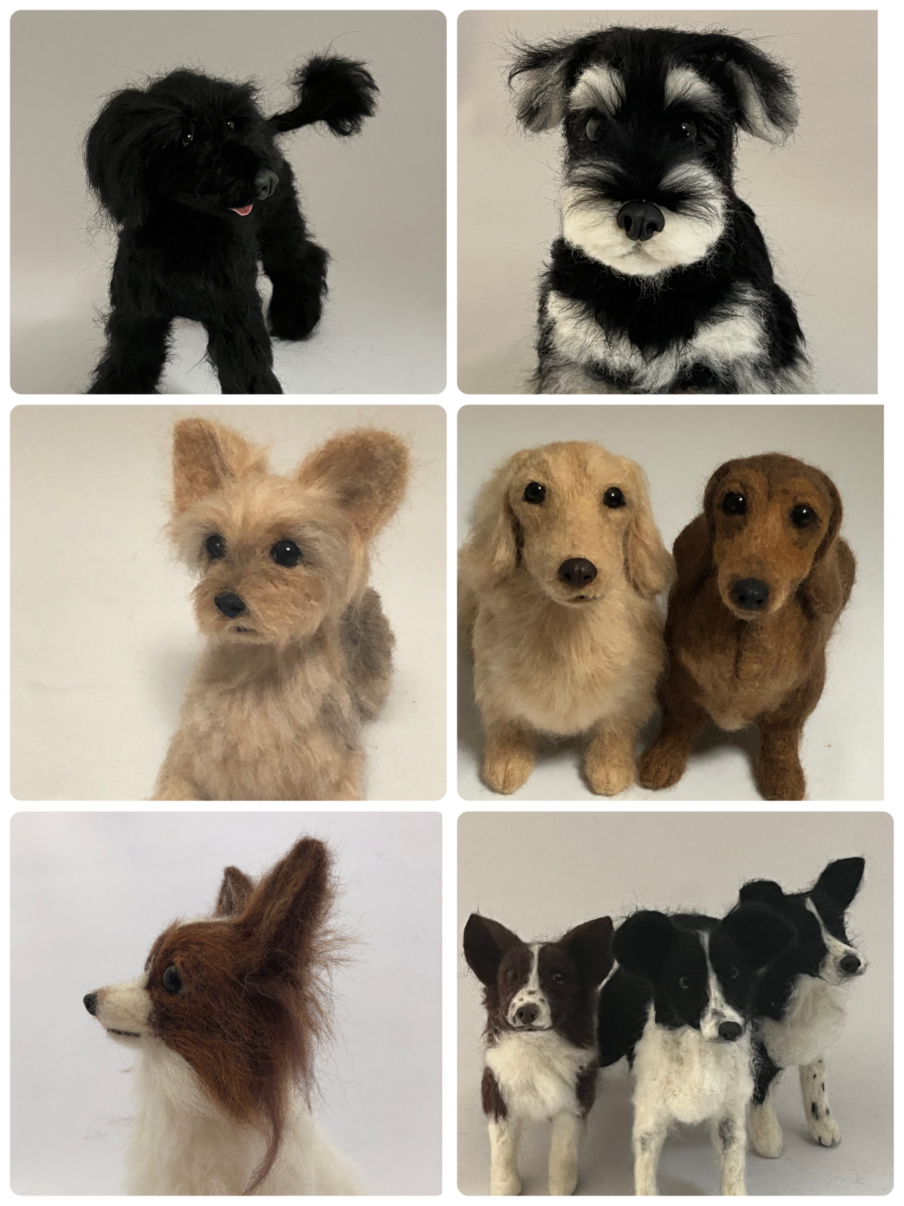羊毛フェルトで作る愛犬さんオーダーメイド　30cmサイズ