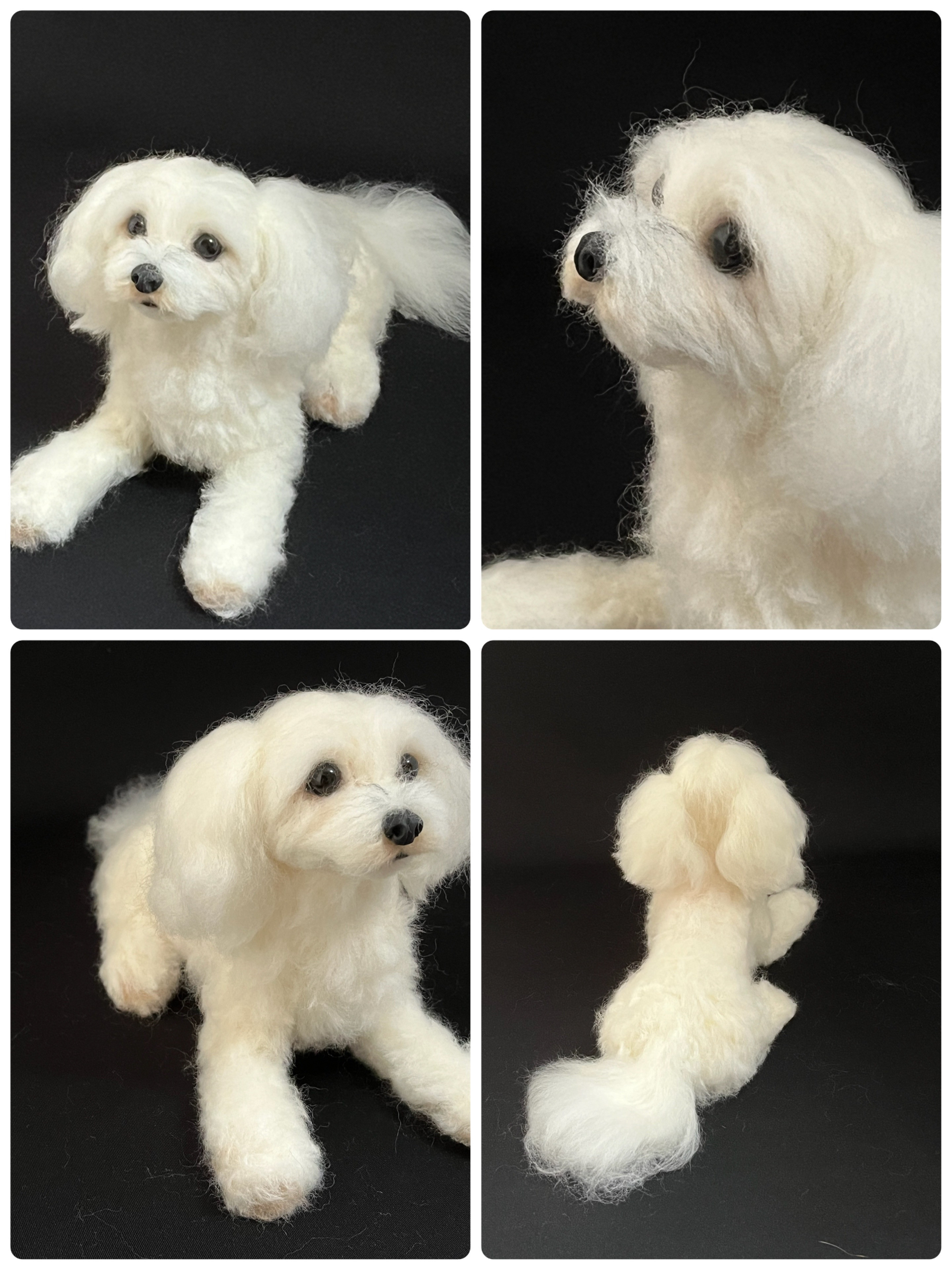 羊毛フェルトで作る愛犬さんオーダーメイド　30cmサイズ