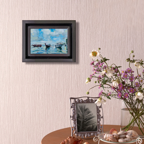 【貴重・大型】点描画 アート作品 額縁付き アート作品 額縁付き 【貴重・大型】点描画