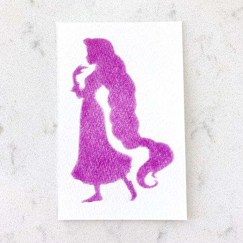 ラブ！【パステル画　原画】 パステル画 原画作品〜ラプンツェル〜（額装無） 絵画 comme les