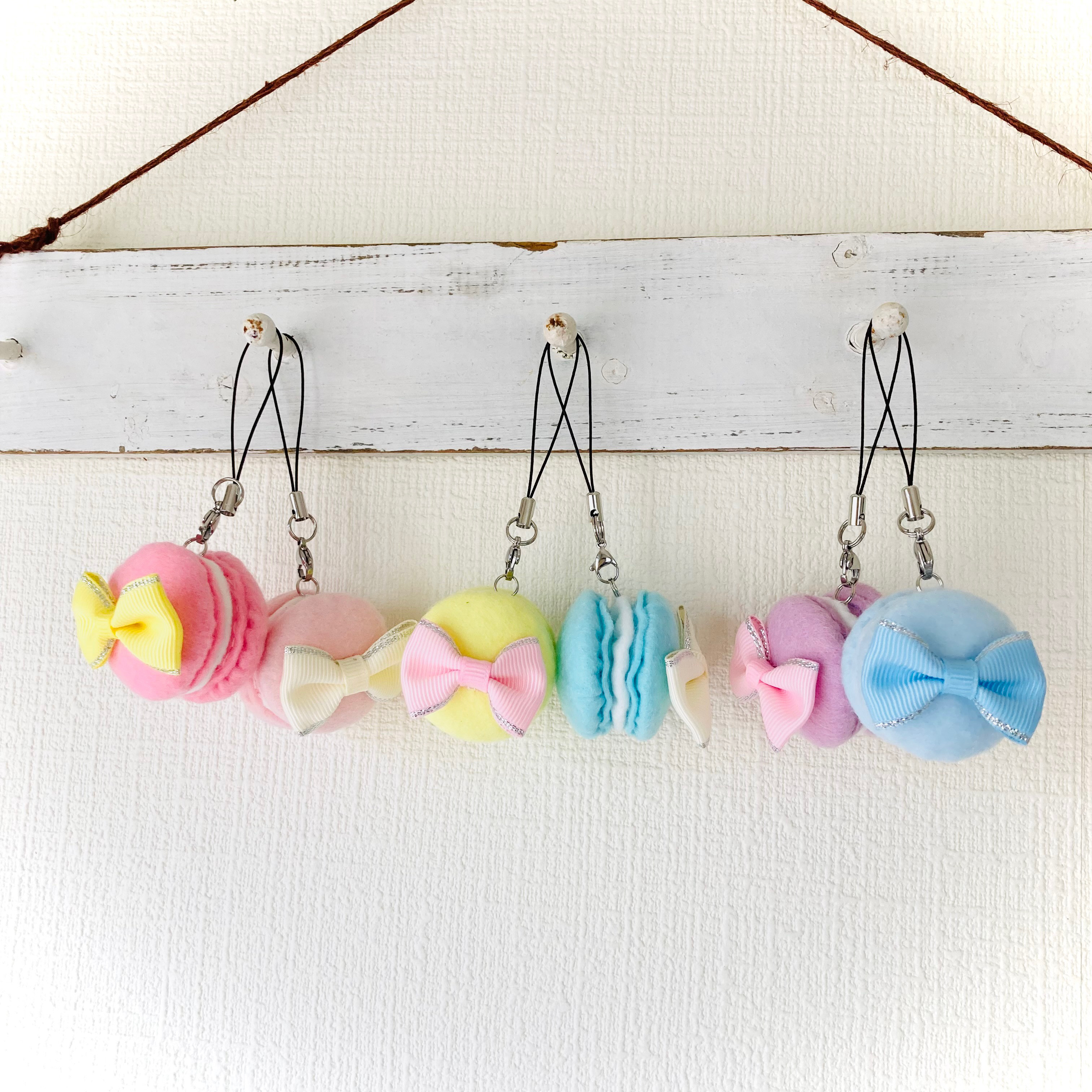 羊毛フェルト♡マカロン ハンドメイド 面倒い