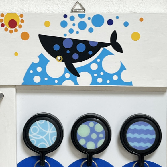 ホルダーラック＆磁石キーホルダーセット　クジラの冒険 人気・おすすめ｜売れ筋商品・話題商品におすすめ コスパ重視 安心配送 スピーディーにお届け