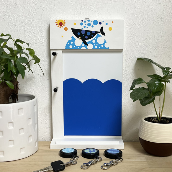 ホルダーラック＆磁石キーホルダーセット　クジラの冒険 人気・おすすめ｜売れ筋商品・話題商品におすすめ コスパ重視 安心配送 スピーディーにお届け