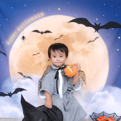 ハロウィンナイトマット ハロウィンタペストリーに♪簡単おうち