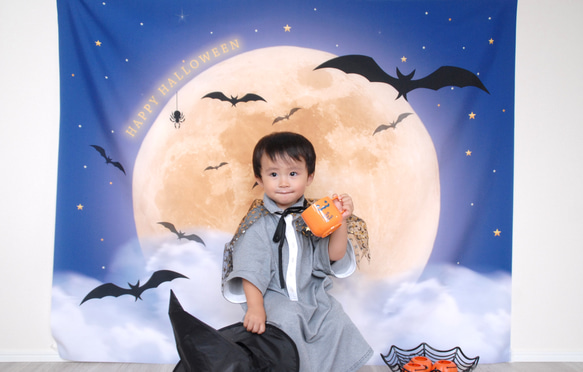 ハロウィンナイトマット ハロウィンタペストリーに♪簡単おうち