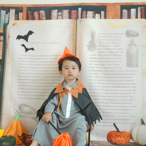 魔法の書マット ハロウィンタペストリーに♪簡単おうちスタジオ おうち