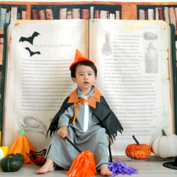 魔法の書マット ハロウィンタペストリーに♪簡単おうちスタジオ おうち