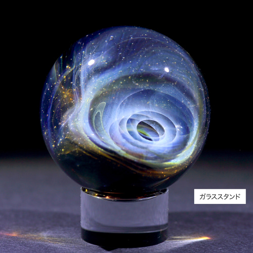 41mm 宇宙ガラスマーブル - オブジェ no.M064 立体・オブジェ 41mm 宇宙ガラスマーブル - オブジェ no.M064 立体・オブジェ
