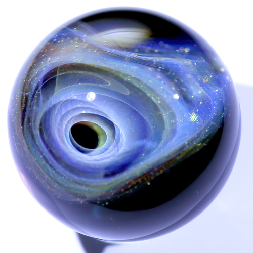 41mm 宇宙ガラスマーブル - オブジェ no.M064 立体・オブジェ 41mm 宇宙ガラスマーブル - オブジェ no.M064 立体・オブジェ