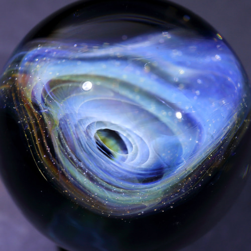 41mm 宇宙ガラスマーブル - オブジェ no.M064 立体・オブジェ