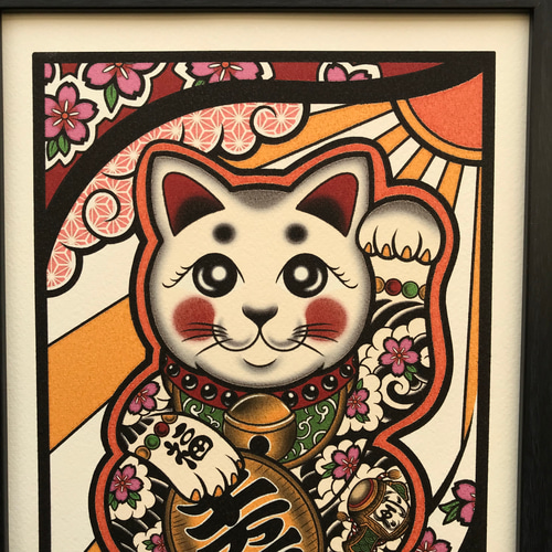 名古屋帯 招き猫 打ち出の小槌 大人 半色 O-6054 名古屋帯 招き猫 打ち出の小槌 大人 半色 O-6054 【公式通販】
