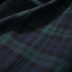 【即納】播州織 ロングスカート（ブラックウォッチ）総丈 75cm 5枚目の画像