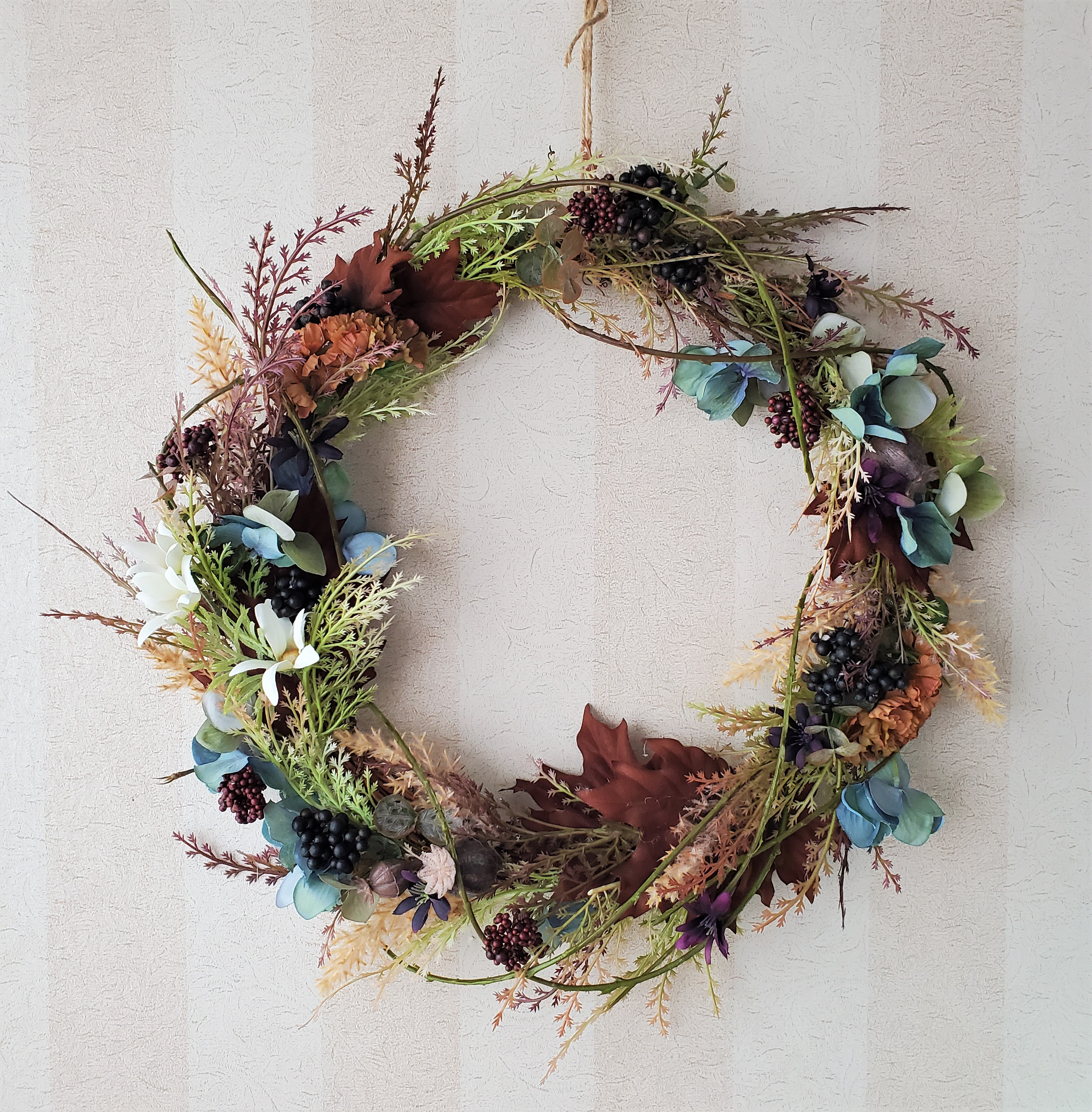 【creema限定】ちょっと大きめ　秋色リース