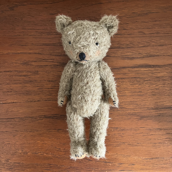 アンティーク　茶色のクマのぬいぐるみ　テディベア ミニサイズ ベア くまのぬいぐるみ | Brocante de La Cocotte
