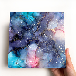 hoshizora』アルコールインクアート⋆インテリアパネル その他アート