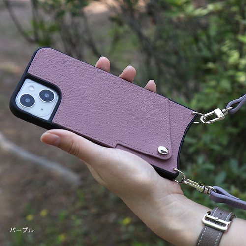 iPhone ケース スマホショルダー カード収納 本革 ショルダー