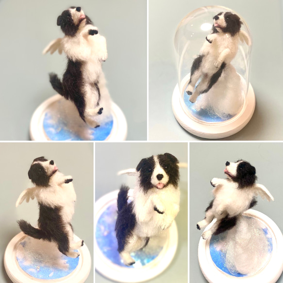 羊毛フェルト　ボーダーコリーおまけ付き 羊毛フェルト ボーダーコリーおまけ付き