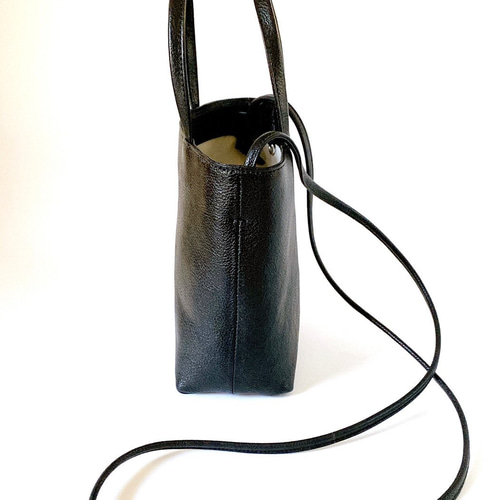 受注生産》11月末頃完成予定 すっきり2wayミニショルダー 牛革