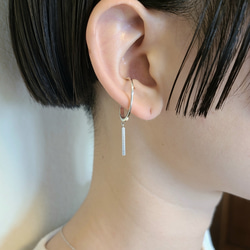 Bar Wide Earcuff / SV925 ≪送料無料≫ 1枚目の画像