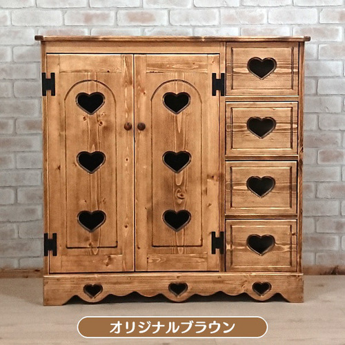 もも様専用 カントリー♡ハート 大型収納ボックス