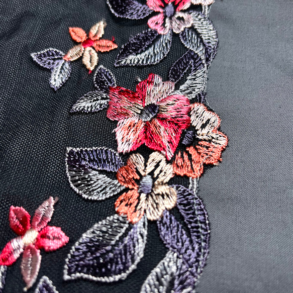 洗える刺繍半衿　彩花【あと4点】 8枚目の画像