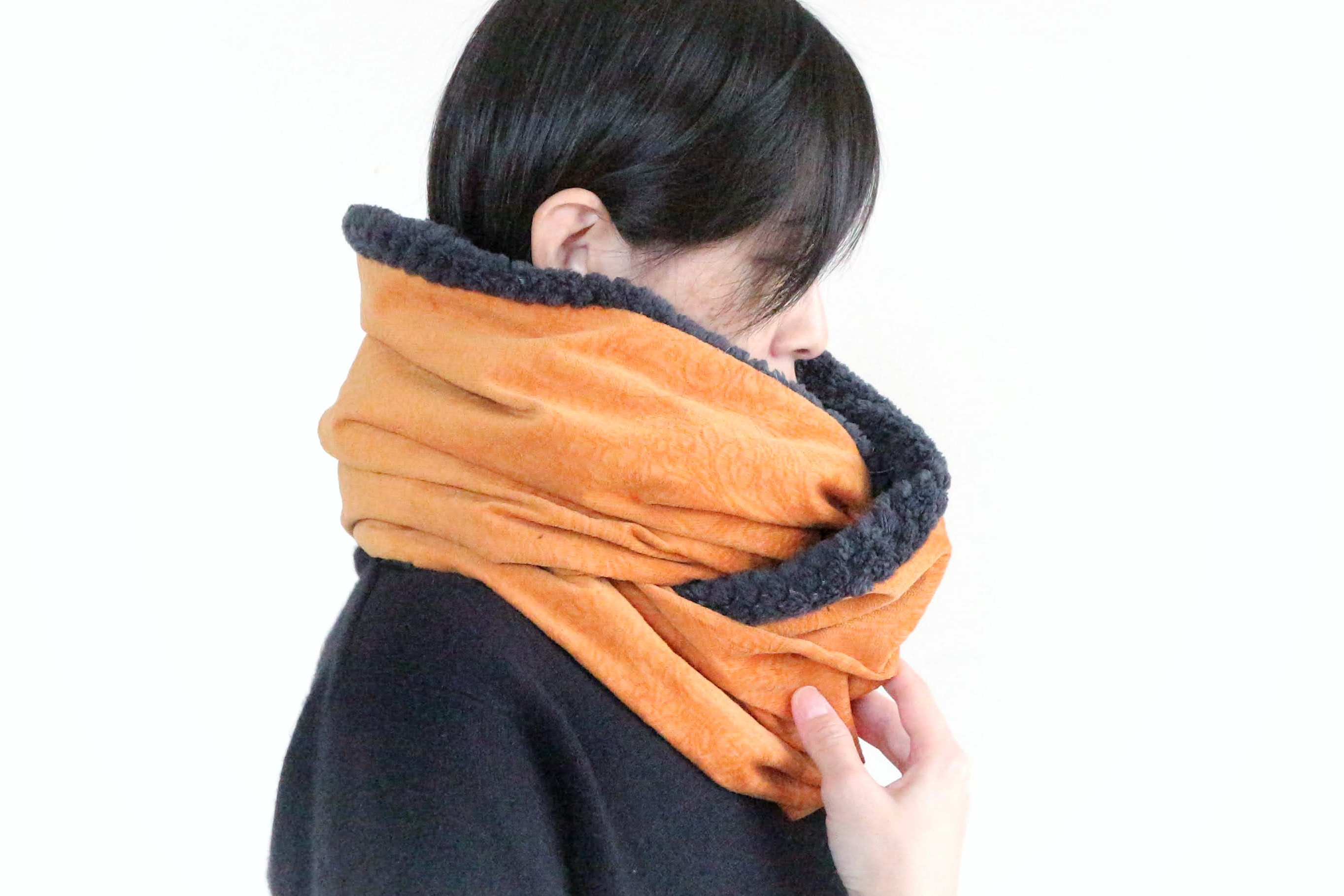 ひとさじの彩りスヌード　キンモクセイ色