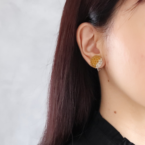 Yellow Topaz イエロートパーズ イヤリング・ピアス イヤリング