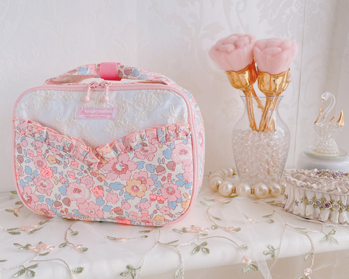 リバティ　ハンドメイド　バッグとポーチセット LIBERTY.（リバティ） 手作りキット リバティプリント ダブル