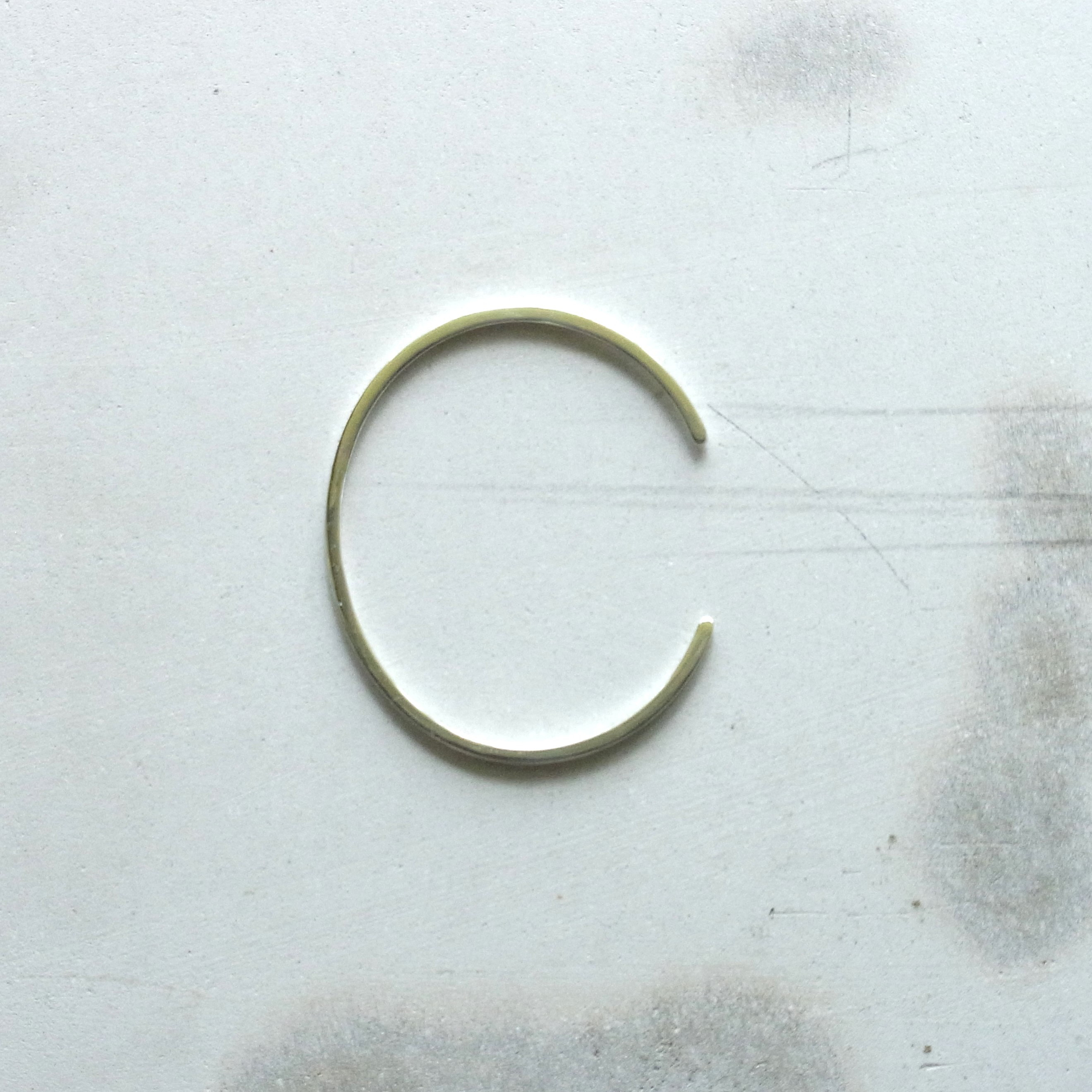 銀のバングル　細 / SV925