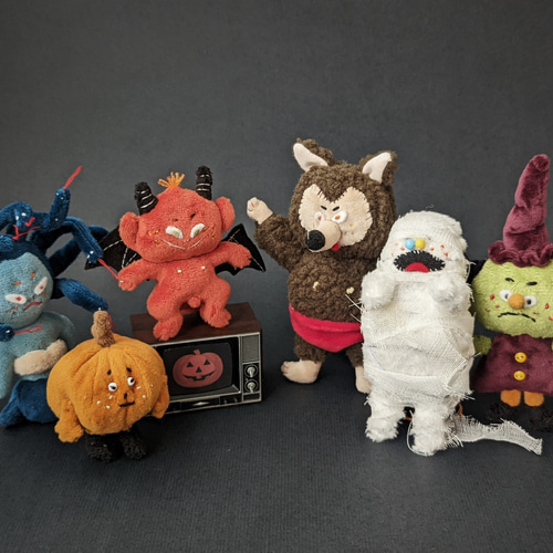 ミイラ風手作り一点物　怖くてカワイイ人形2 38cm ミイラ男の子ドール ホラー 怖い キモカワ人形 - メルカリ