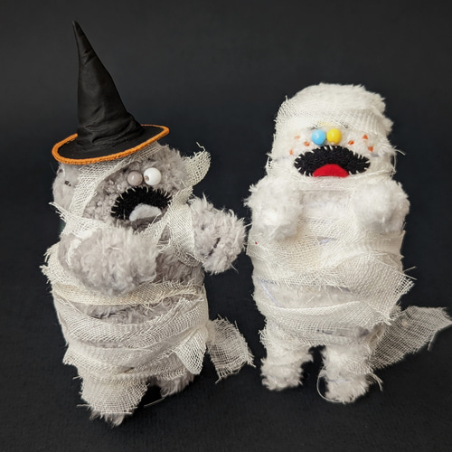 予約販売】ハロウィン オリジナル手作りドール 人形 ミイラ ミイラ