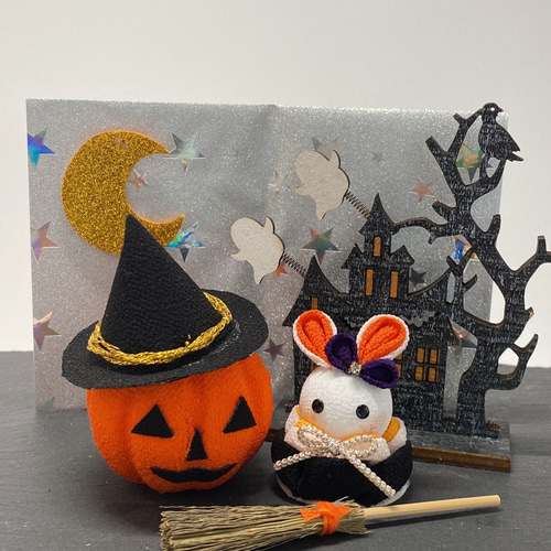 つまみ細工 ハロウィン その他人形 hana to sora 通販 14503324