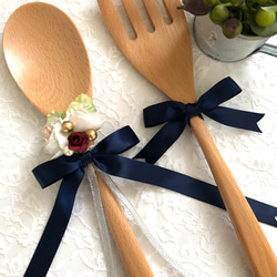 ❤️再販3❣️結婚式ファーストバイト用名入れ特大スプーン&特大名入れ