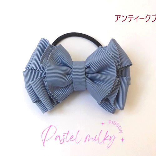 再販】日本製グログランリボン 大人可愛い アンティークカラー  