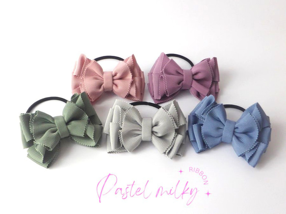 再販】日本製グログランリボン 大人可愛い アンティークカラー  