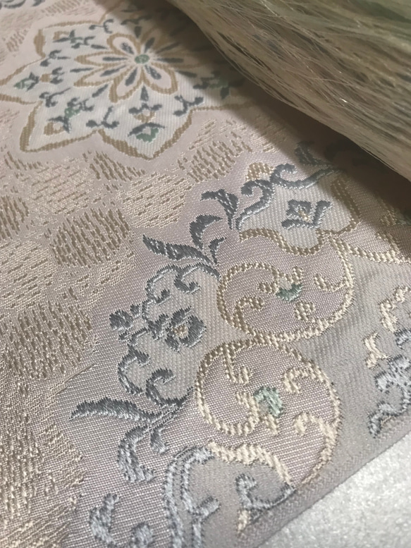 京都西陣　袋帯　正絹　光悦織　レース華紋　訪問着等礼装着物に 8枚目の画像