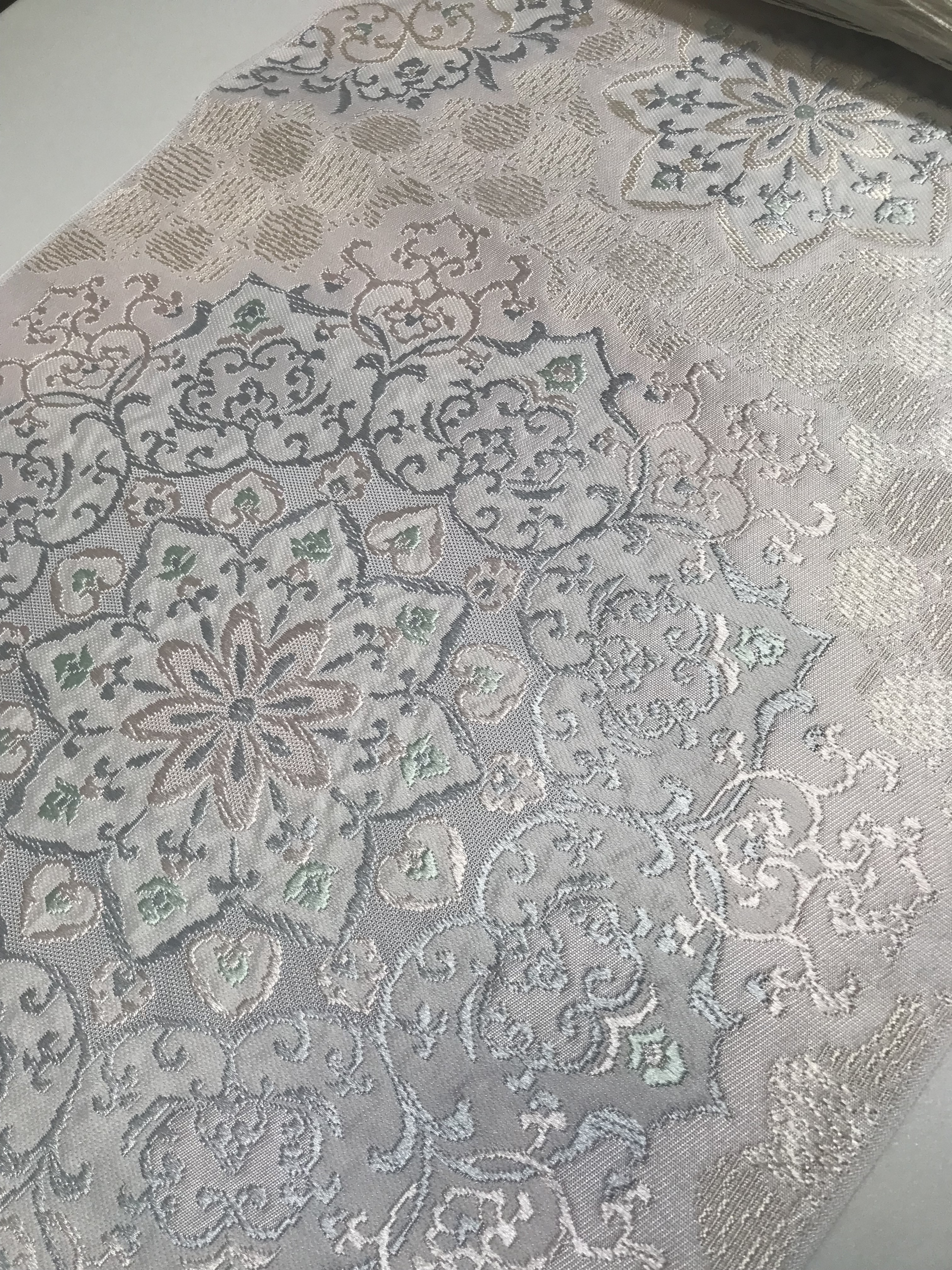 京都西陣　袋帯　正絹　光悦織　レース華紋　訪問着等礼装着物に