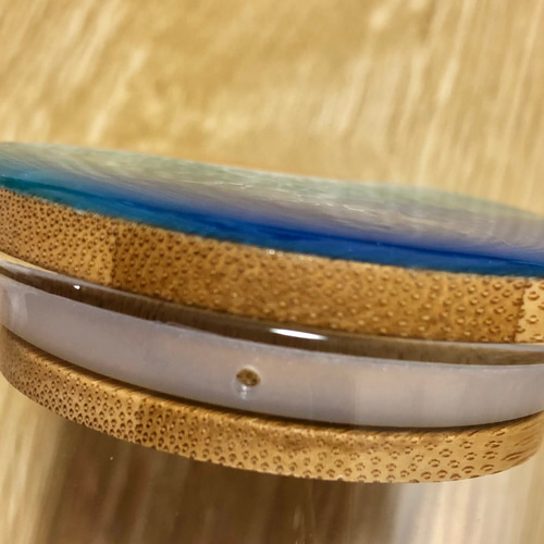 海レジン レジンアート ガラス容器 ガラスキャニスター 小物入れ 日用  