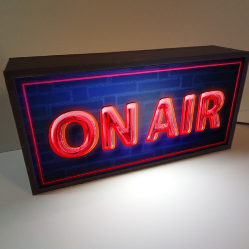 オンエア ON AIR スタジオ ラジオ 生配信 生放送 ミニチュア サイン