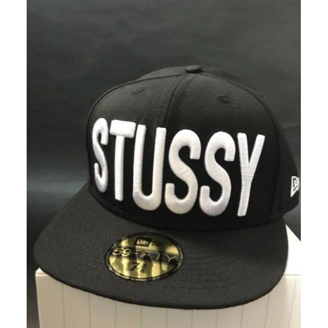 NEWERA STUSSY 59FIFTY キャップ 帽子 キムタク BIGロゴ