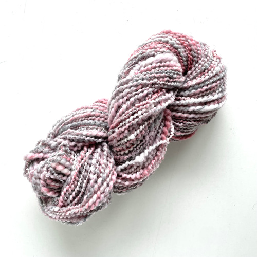 毛糸玉リース☆ピンクグレー２ 毛糸玉リース☆ピンクグレー2 クリスマス