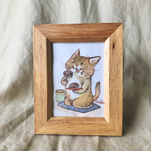 みのっち様専用出品【原画】『ガラクタの森』（チワワ 鳥 猫